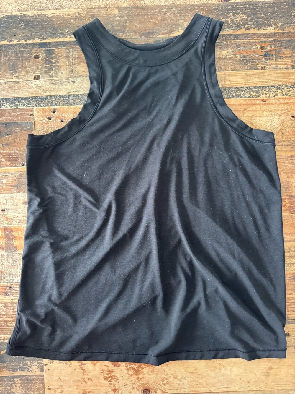 Lululemon Jersey Training Tank, Black Athletic High-Neck Tank